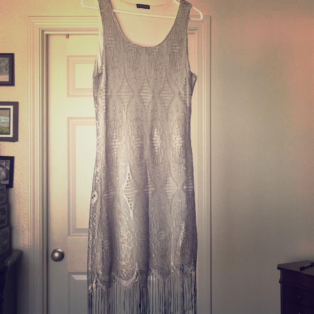 Beautiful silver dress